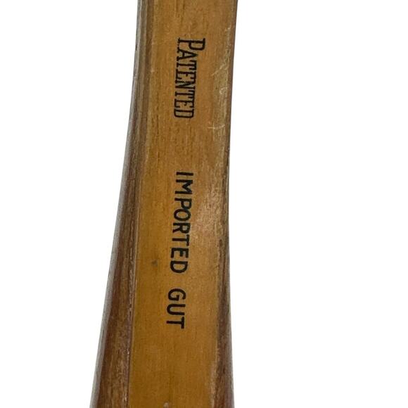 Antique 1900’s Wright & Ditson gut string Challenge Tennis Racket USA Pat - Picture 5 of 16